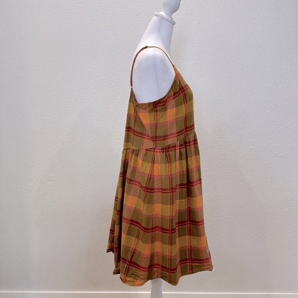 Madewell women’s stripped skater spaghetti strap dress size medium - Picture 3 of 7